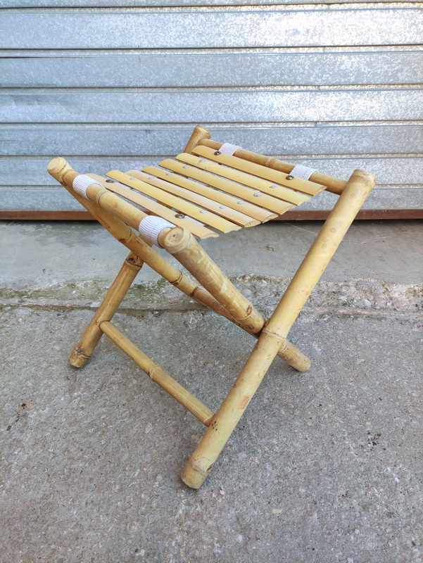 silla taburete pleg bambu 47x40x36 1u